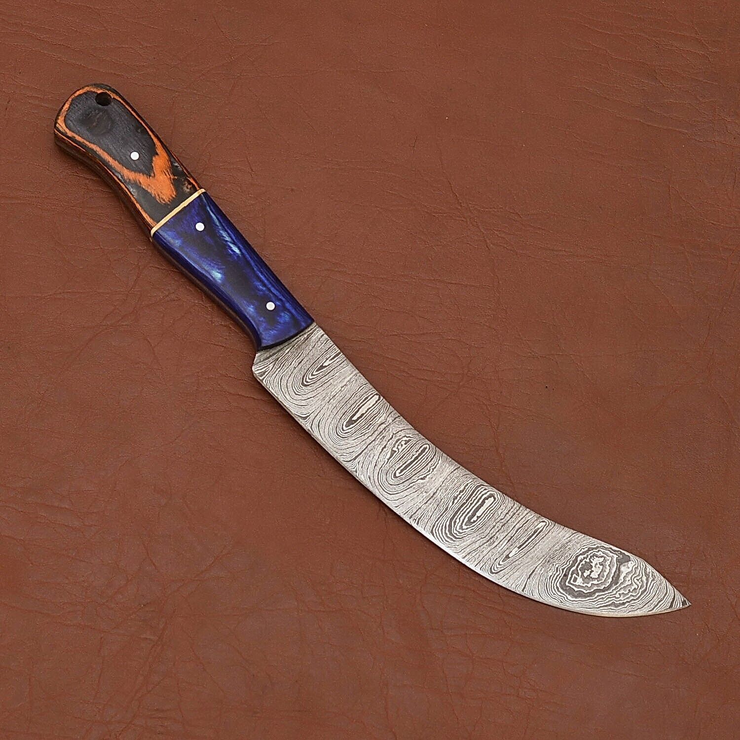 Damascus Spirit Chef Knife  Handcrafted Fillet Knife For Precision Cutting 1