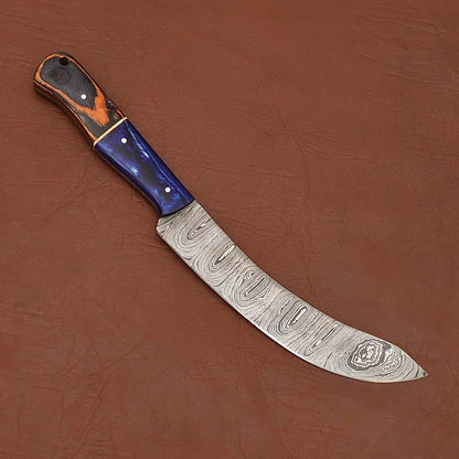 Damascus Spirit Chef Knife  Handcrafted Fillet Knife For Precision Cutting 1
