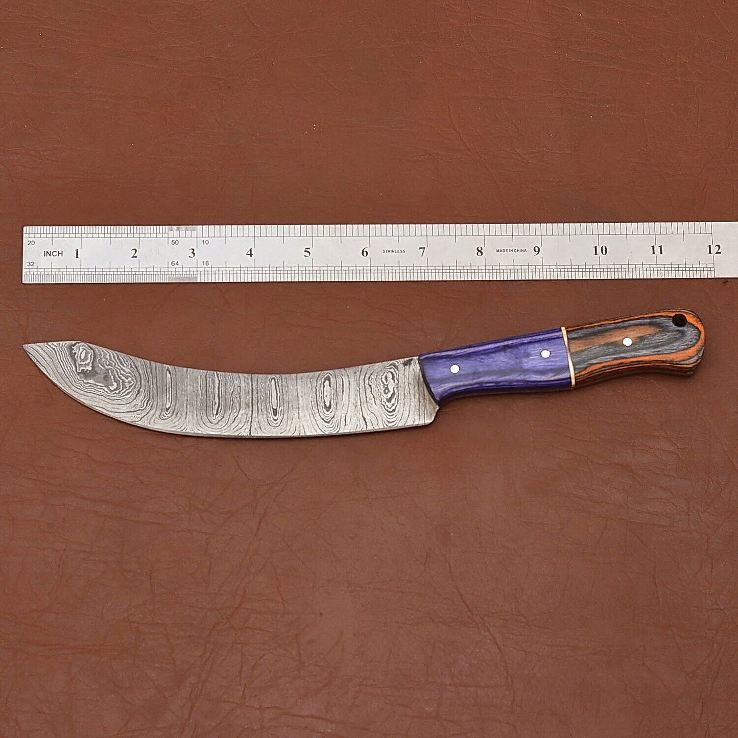 Damascus Spirit Chef Knife  Handcrafted Fillet Knife For Precision Cutting 2