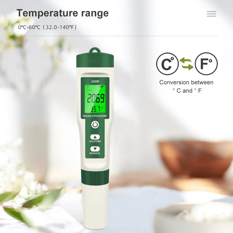 AquaCheck 10 In 1 Digital Water Quality Tester For PH EC TDS And ORP Monitoring 4