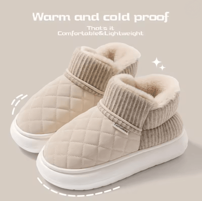 ThermaStep Thick Soled Anti Slip Winter Cotton Slippers With Fleece Lining 6