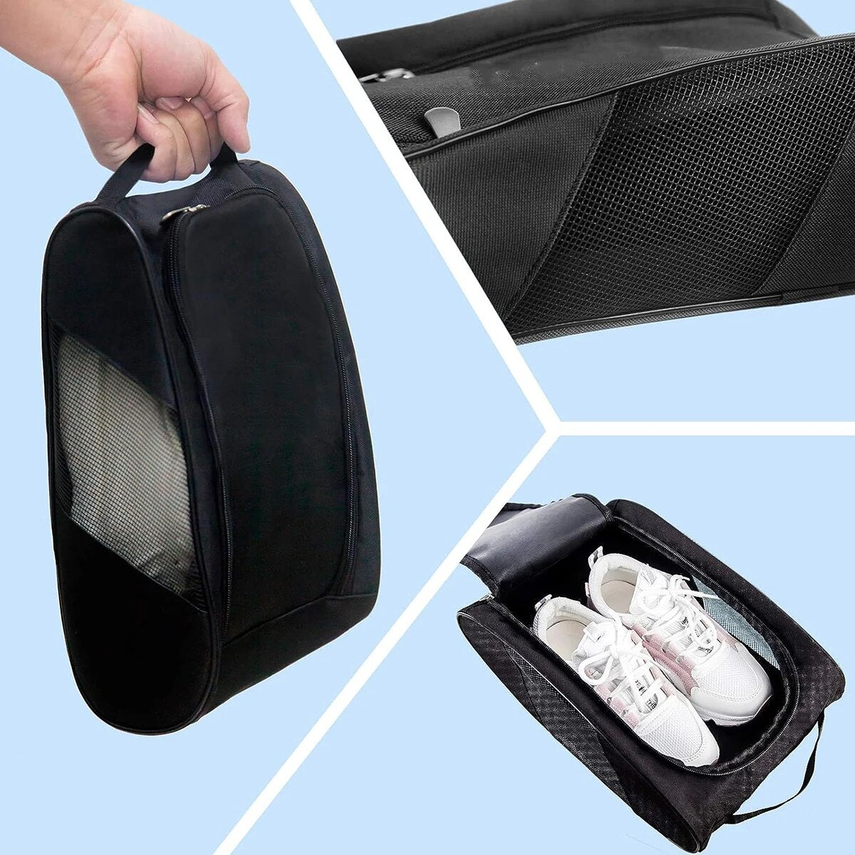 Golf Football Basketball Shoe Bag Portable Sports Boot Organizer For Men Women Boys Girls 3