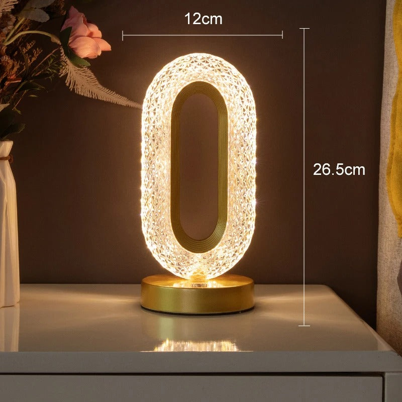 3D Moon Lamp, Touch Control Night Light, USB Bedside LED, Aesthetic Girls Room Decor, Home Ambient Table Light