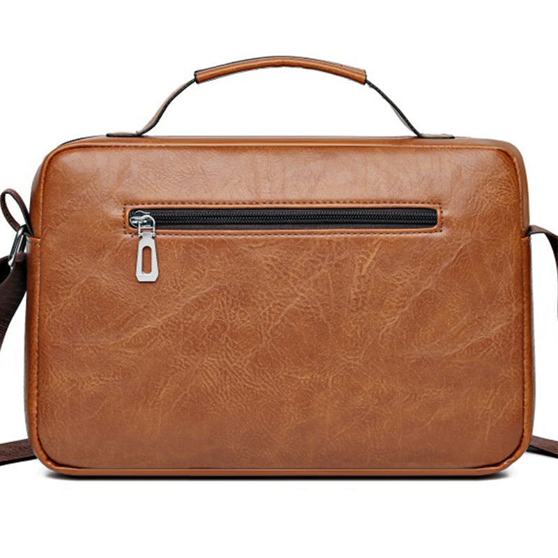 Waterproof Men's Messenger Bag, Office Laptop Briefcase, Large Capacity Shoulder Bag for Work and Travel