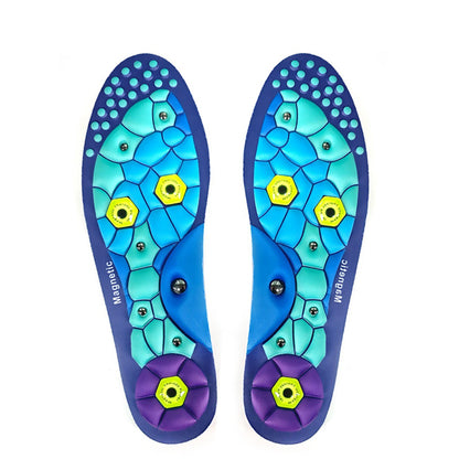 Foot Acupressure Enhanced Magnetic Insoles, Orthopedic Therapy Pads, Detox Massage Inserts, Pain Relief Support