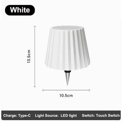 Wireless Table Lamp for Wine Bottles, LED Bottle Light with Touch Control, Ideal for Outdoor, Restaurants, Bars