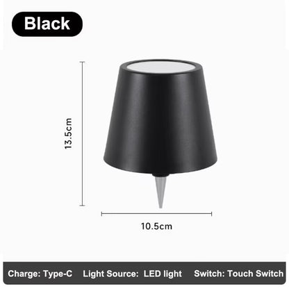 Wireless Table Lamp for Wine Bottles, LED Bottle Light with Touch Control, Ideal for Outdoor, Restaurants, Bars