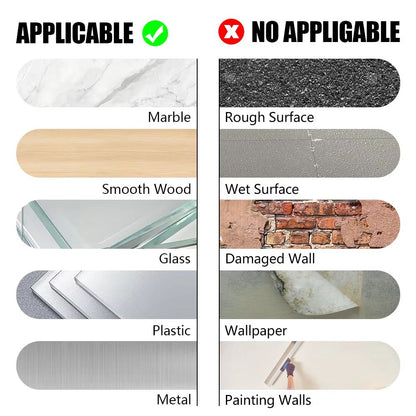 UltraStrong DoubleSided Fiber Adhesive Tape  Removable Traceless Home Appliance Sticker 5