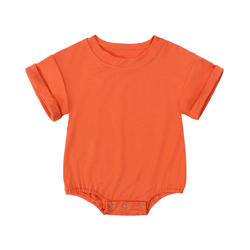 Baby Romper Bamboo Fiber Jumpsuit Casual Newborn Clothes For Boys And Girls Short Sleeve Bodysuit 7