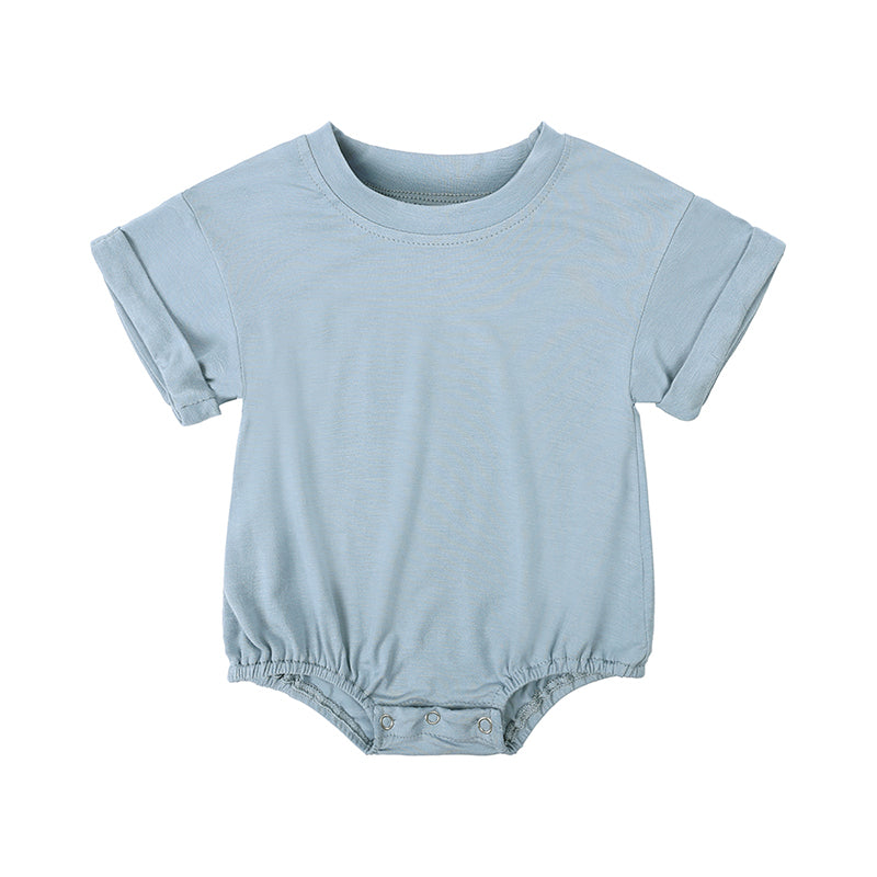 Baby Romper Bamboo Fiber Jumpsuit Casual Newborn Clothes For Boys And Girls Short Sleeve Bodysuit 10