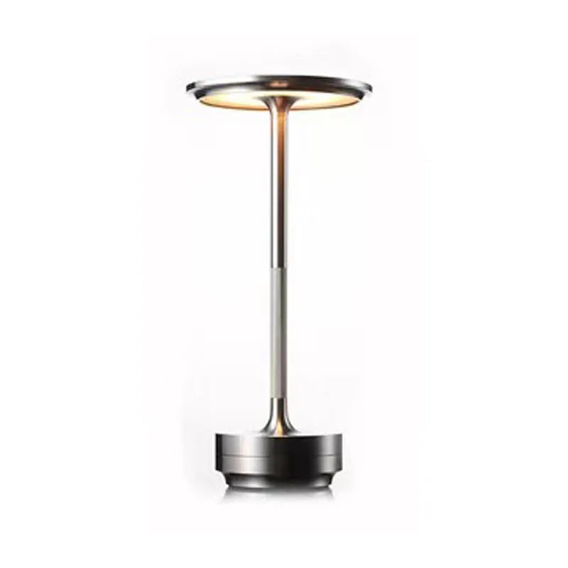 Rechargeable Vintage Desk Lamp, Touch Dimming LED, USB Portable Charging, Atmosphere Night Light for Coffee Shop, Bar