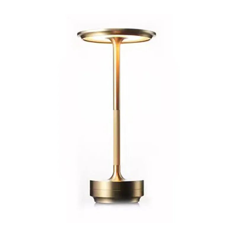 Rechargeable Vintage Desk Lamp, Touch Dimming LED, USB Portable Charging, Atmosphere Night Light for Coffee Shop, Bar