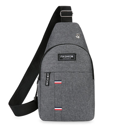 Men's One Shoulder, Chest Bag, Large Capacity Crossbody Bag, Outdoor Sports And Leisure, Fashion Small Shoulder Bag