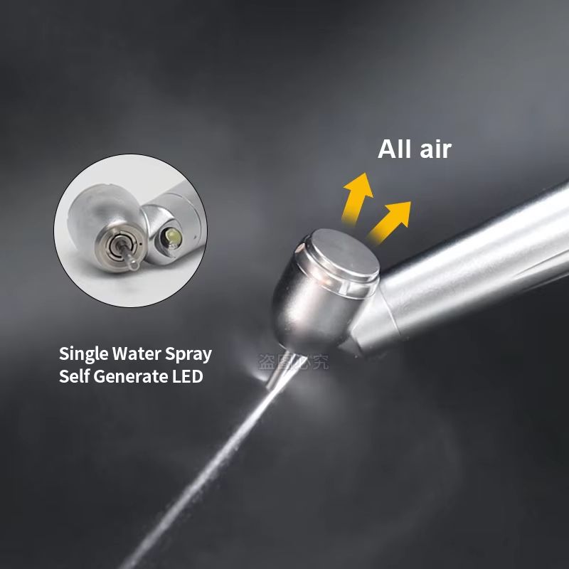 Dental 45 LED HighSpeed Handpiece  Push Button EGenerator With Water Spray 1