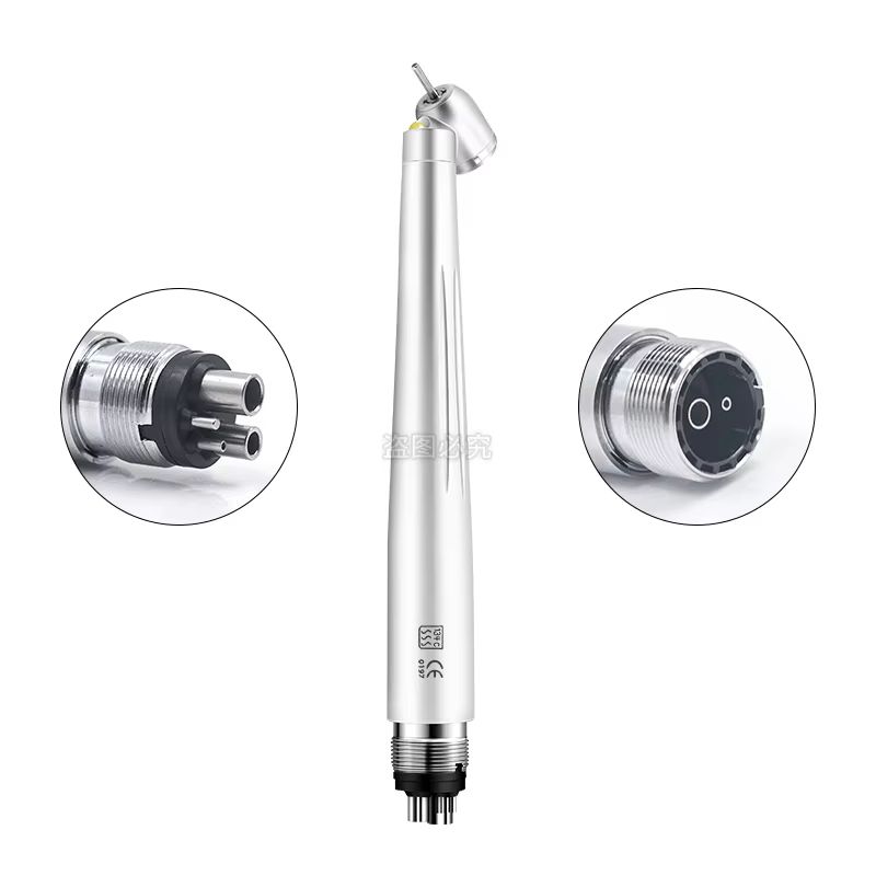 Dental 45 LED HighSpeed Handpiece  Push Button EGenerator With Water Spray 5