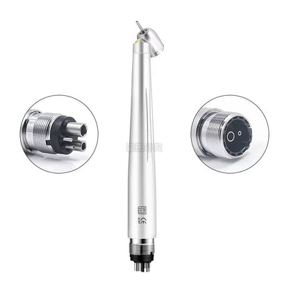 Dental 45 LED HighSpeed Handpiece  Push Button EGenerator With Water Spray 5