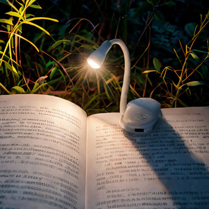 Rechargeable Book Light for Reading, 3 Color Adjustable LED, Eye Protection Clip On Lamp, 360 Flip Design for Bedroom