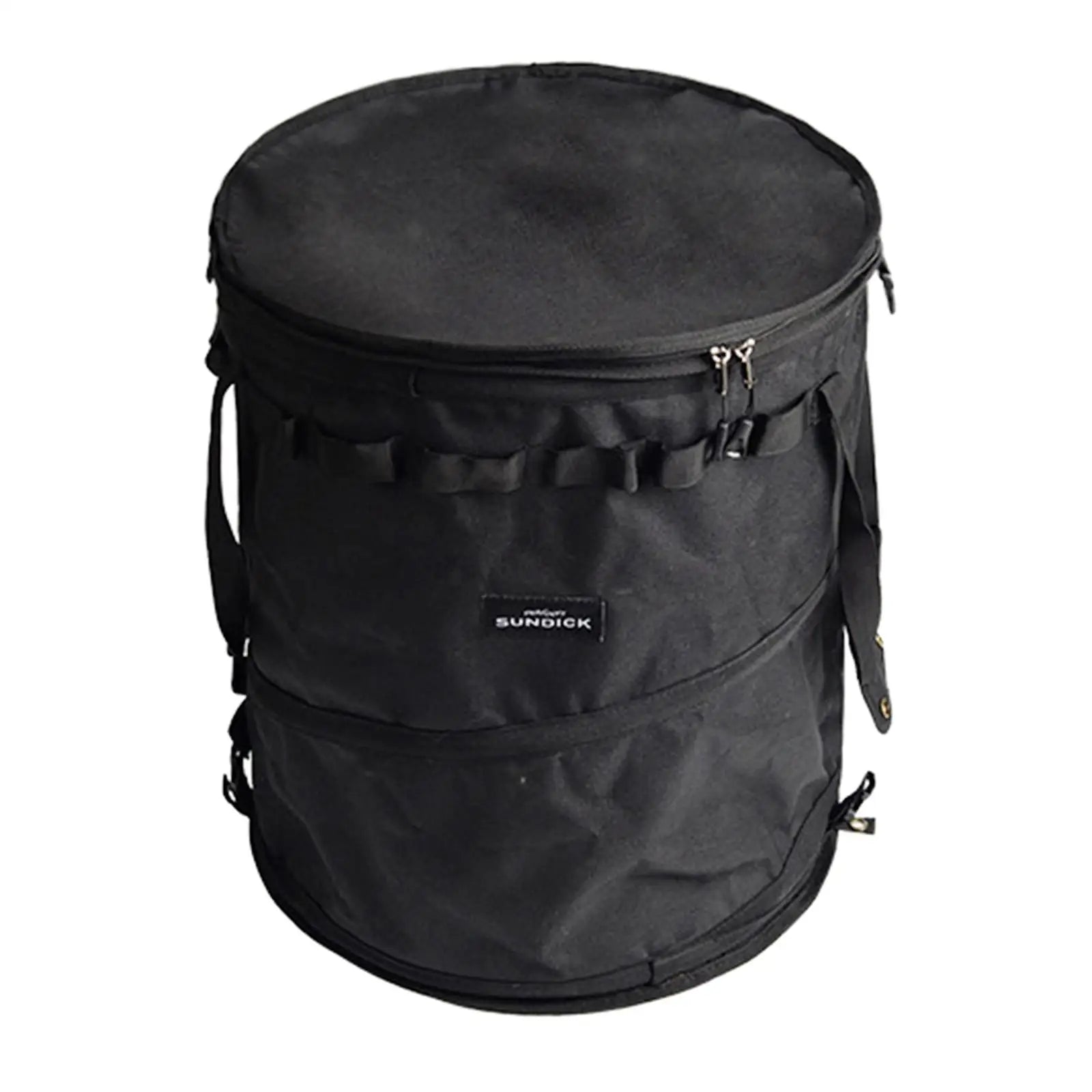Collapsible Spring Bucket For Travel Oxford Cloth Trash Cans Folding Camping Clothes Sundry Storage 6