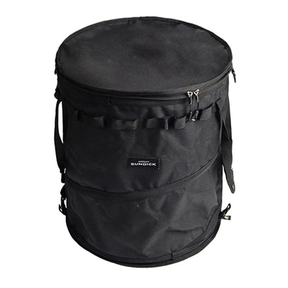 Collapsible Spring Bucket For Travel Oxford Cloth Trash Cans Folding Camping Clothes Sundry Storage 6