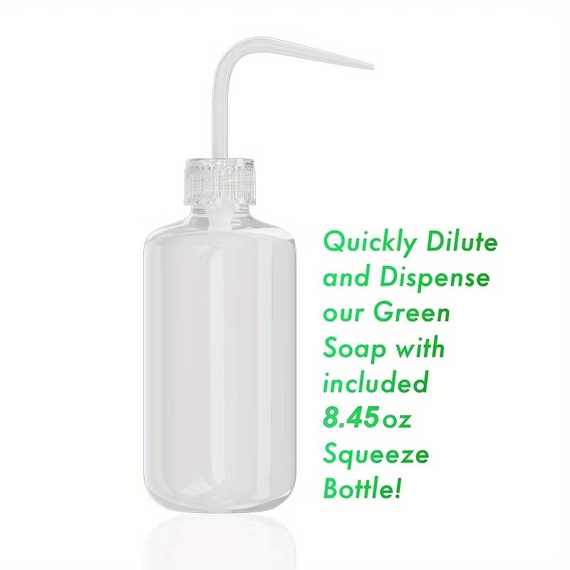 Tattoo Green Soap With Squeeze Bottle  Liquid Cleaning Solution For Aftercare 3