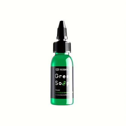Tattoo Green Soap With Squeeze Bottle  Liquid Cleaning Solution For Aftercare 6