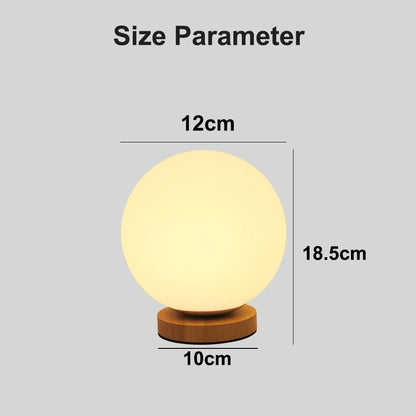 USB Rechargeable LED Table Lamp, Color Changing Night Light, for Bedroom, Office, and Living Room