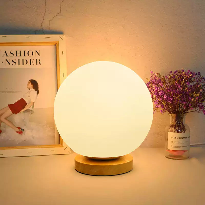 USB Rechargeable LED Table Lamp, Color Changing Night Light, for Bedroom, Office, and Living Room