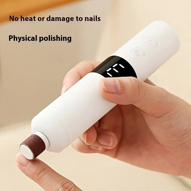 LCD display screen, 3-speed speed adjustment, foot and hand care, 16 interchangeable heads for home, fast charging