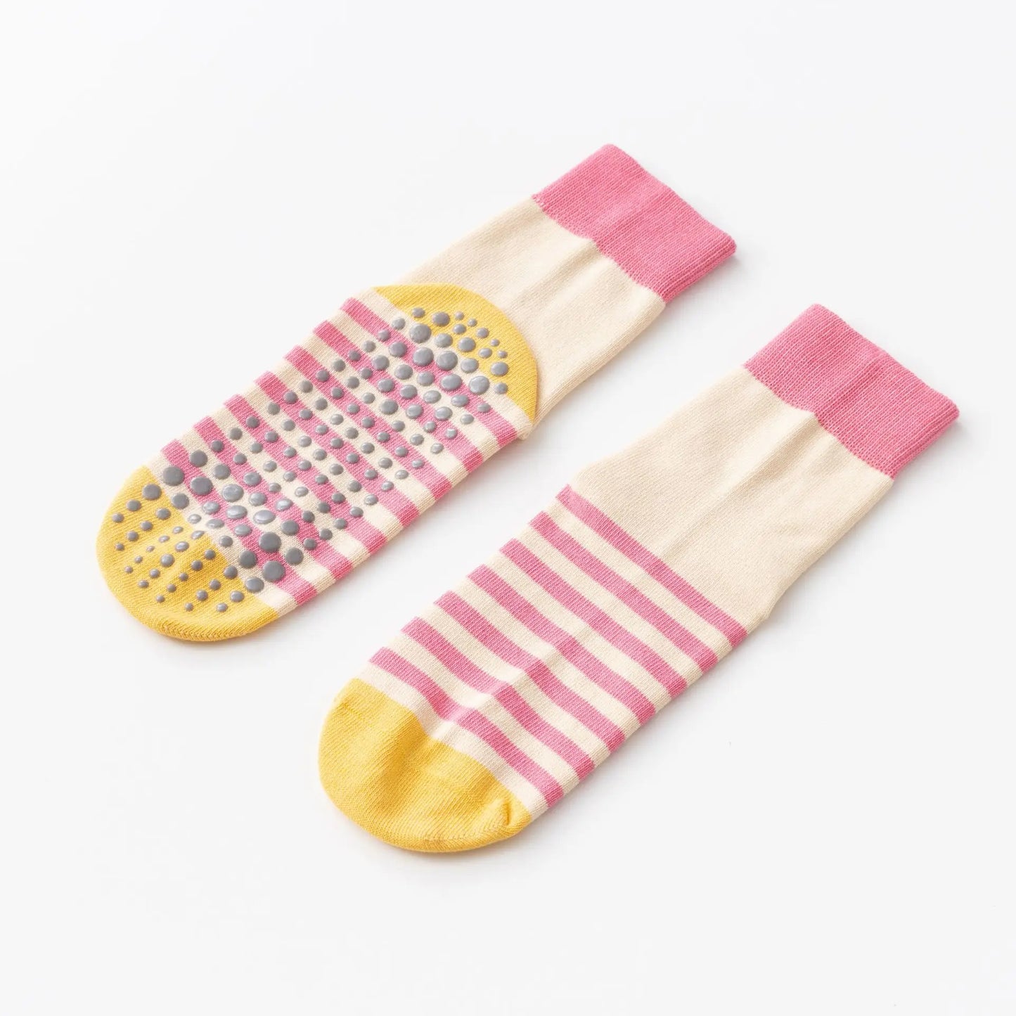 Breathable Striped Cotton Yoga Socks Women AntiSlip Pilates Dance And Sports Socks For Professional 6