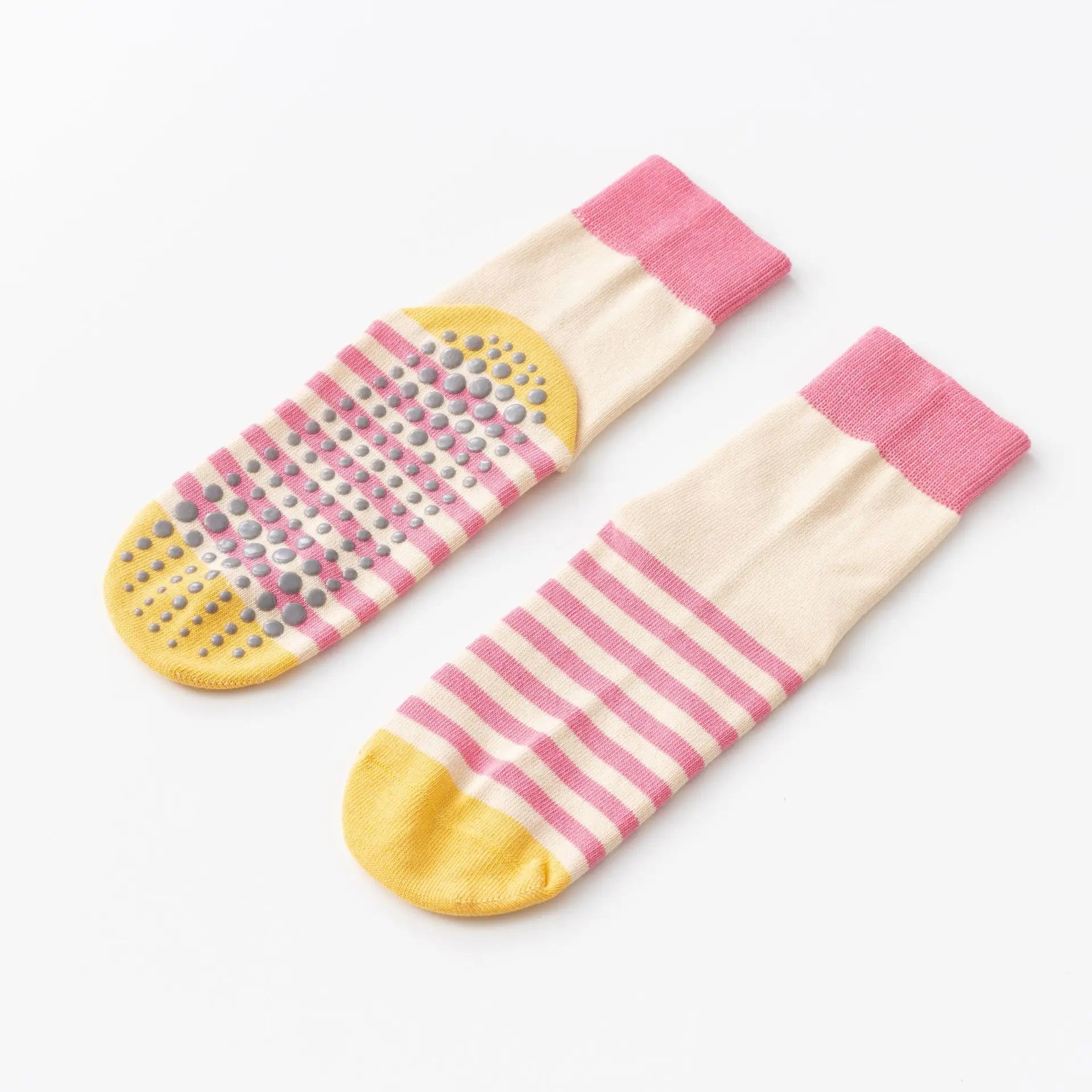 Breathable Striped Cotton Yoga Socks Women AntiSlip Pilates Dance And Sports Socks For Professional 6