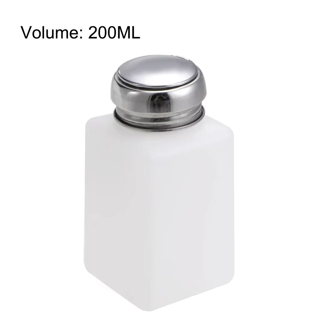 200ML Portable Press Refillable Dispenser  Alcohol UV Gel  Nail Polish Cleaner Bottle 4