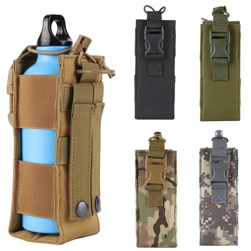 Pouch Outdoor Sports Riding, Water Bottle Holster, Camping Hiking Travel Canteen Holder, Tool Waist Bag