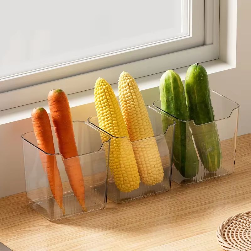 Refrigerator Side Door Storage Box  Food Fruit  Vegetable Organizer 1