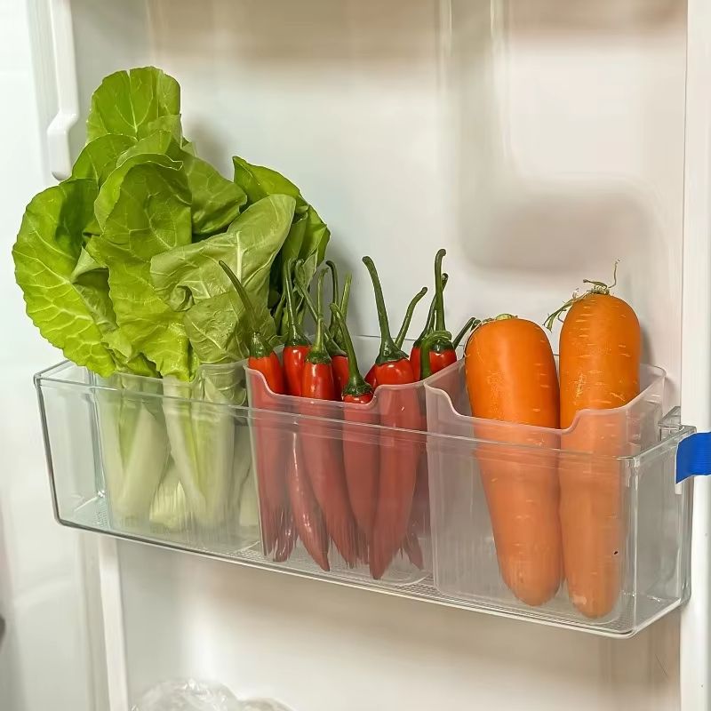 Refrigerator Side Door Storage Box  Food Fruit  Vegetable Organizer 4