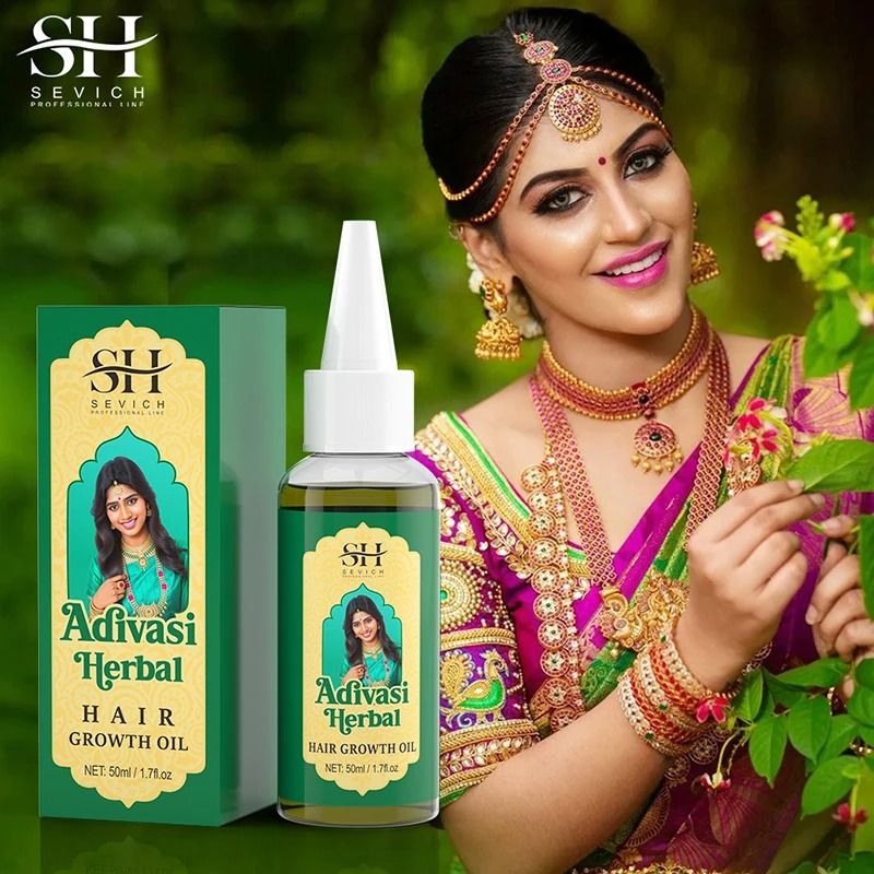 Ayurvedic Hair Growth Oil Organic Serum Anti Hair Loss Regrowth 5