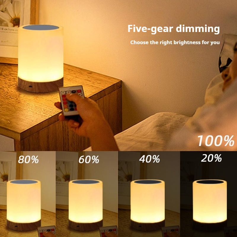 Smart Touch Bedside Table Lamp 16 RGB Colors USB Rechargeable Night Light Desk Lamp Bedroom Decorat 4
