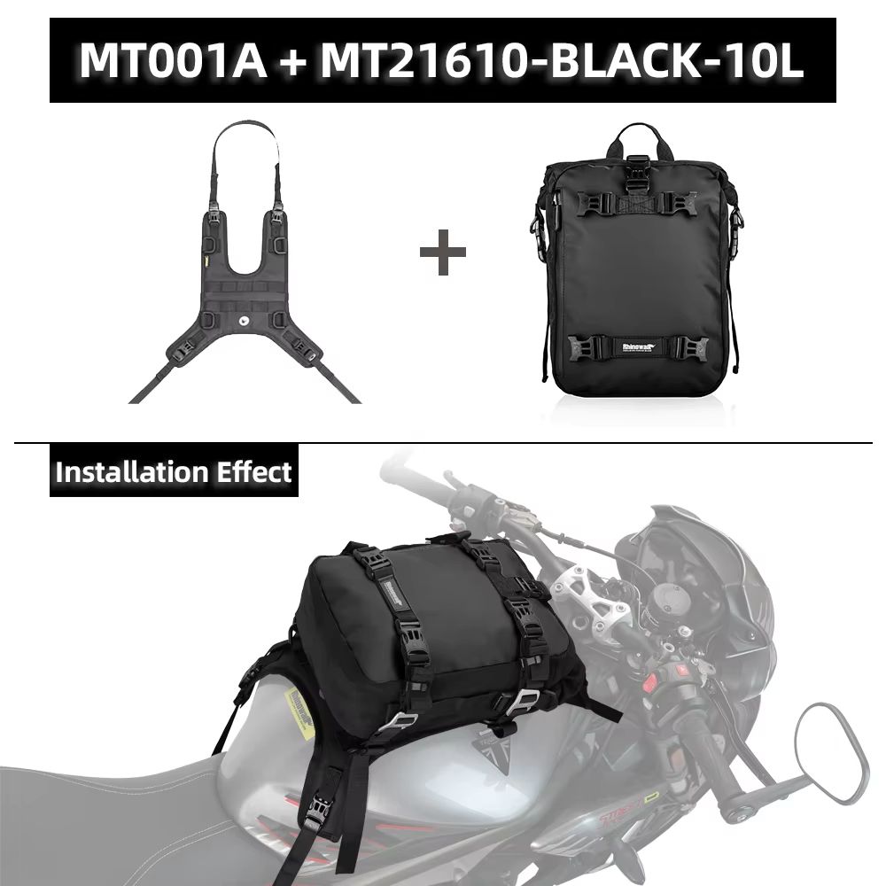 Rhinowalk 10L Motorcycle Tank Bag  Waterproof Travel Riding Pack 1