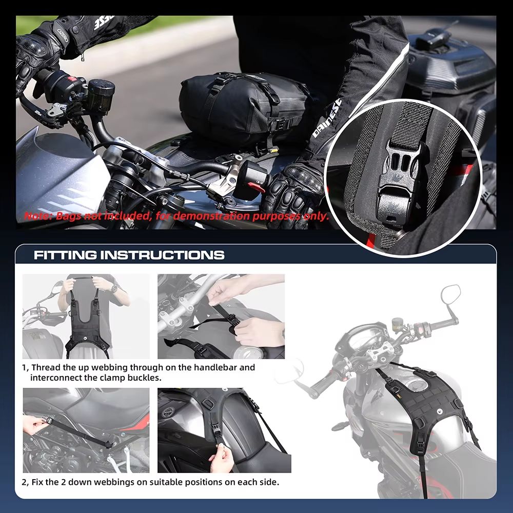 Rhinowalk 10L Motorcycle Tank Bag  Waterproof Travel Riding Pack 3