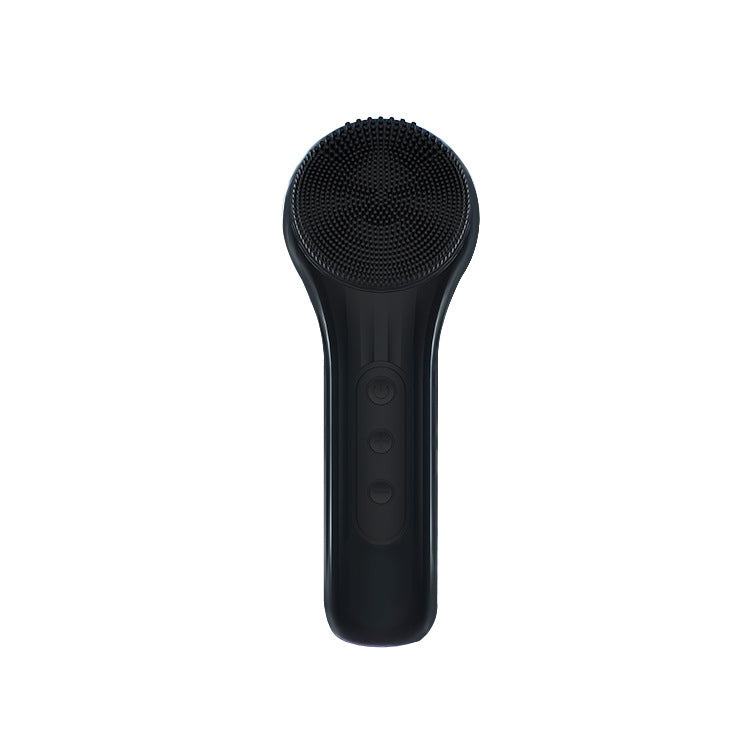 Ultrasonic Vibration Silicone Facial Cleanser, Intelligent Multifunctional Electric Facial Brush, Magnetic Charging