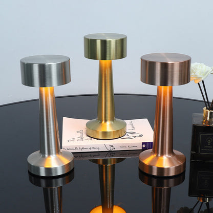 Metal Rechargeable Table Lamp Touch Point LED Mood Lighting Bedside Night Light Desktop And Restaur 2