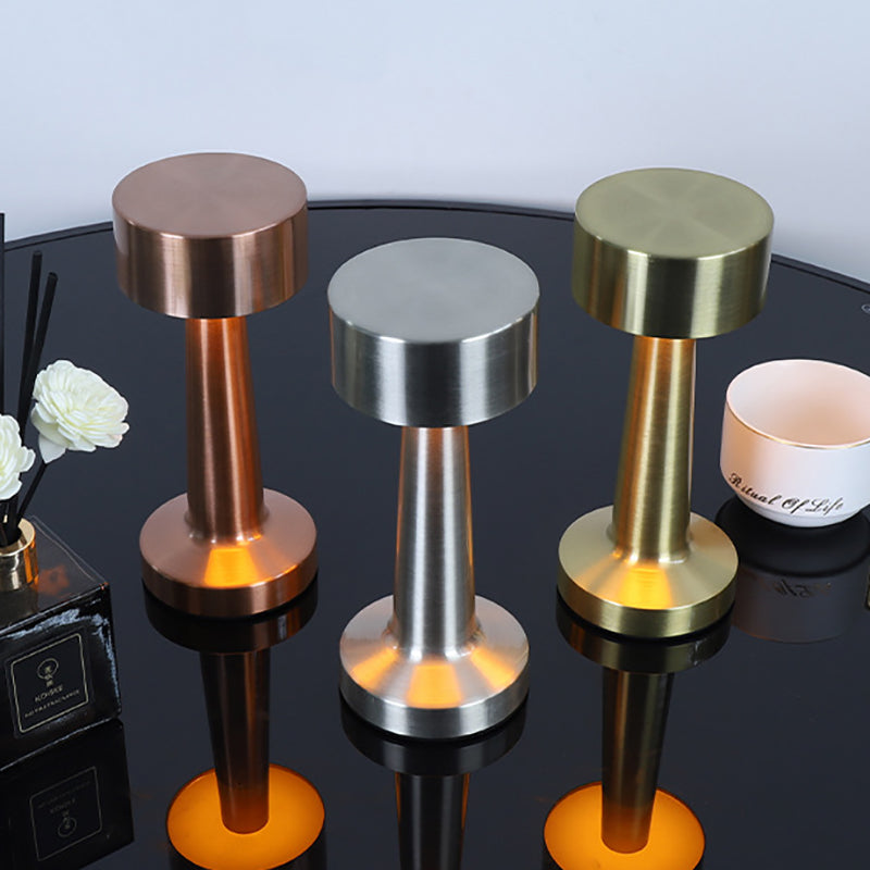 Metal Rechargeable Table Lamp Touch Point LED Mood Lighting Bedside Night Light Desktop And Restaur 3
