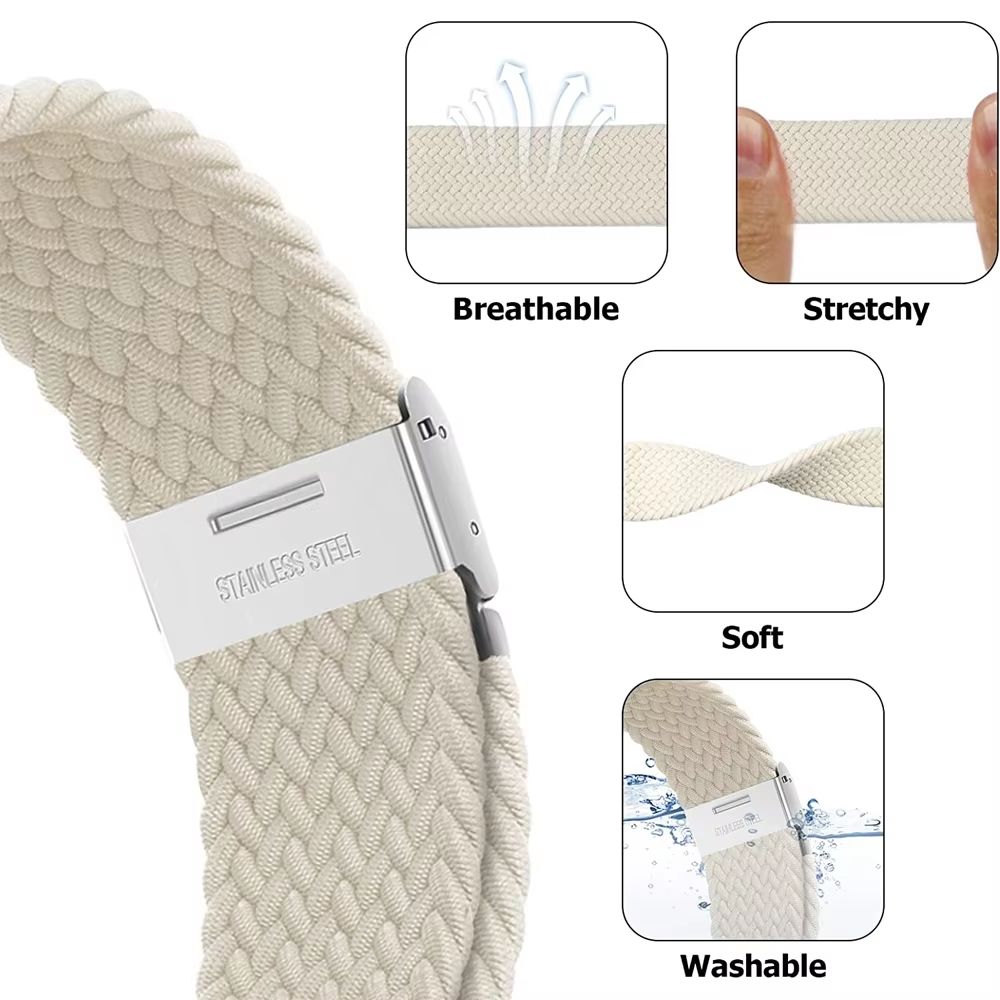 Braided Loop Strap For Apple Watch  Comfortable IWatch Band 3