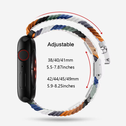 Braided Loop Strap For Apple Watch  Comfortable IWatch Band 4