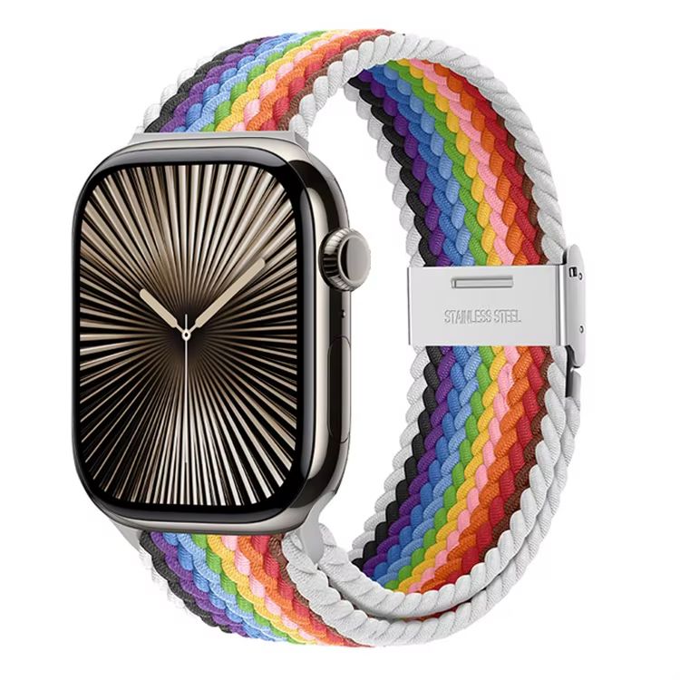 Braided Loop Strap For Apple Watch  Comfortable IWatch Band 7