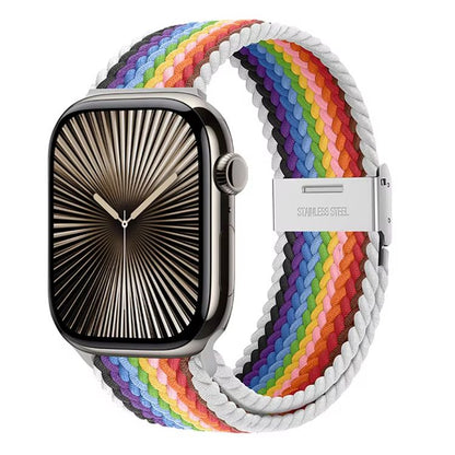 Braided Loop Strap For Apple Watch  Comfortable IWatch Band 7