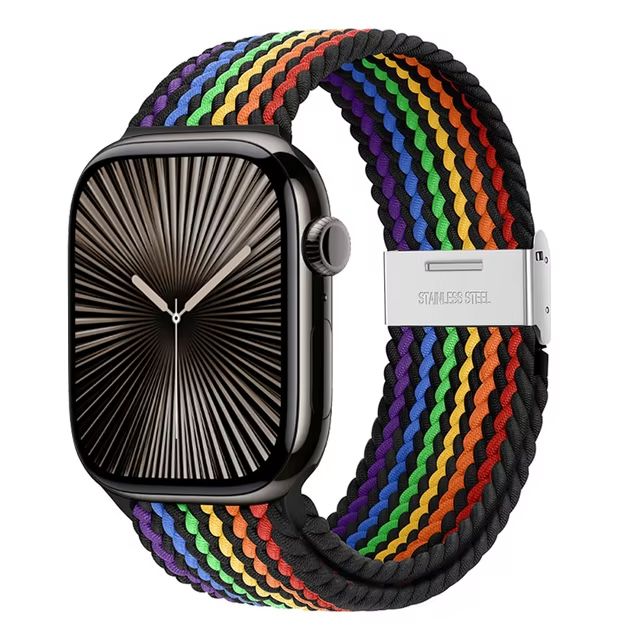 Braided Loop Strap For Apple Watch  Comfortable IWatch Band 8