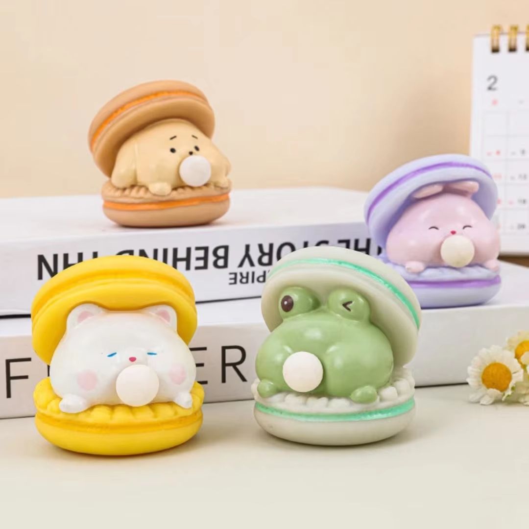 Creative Animal Bubble Burger Squishy Toy  Stress Relief  Fun Pinch Toy 2