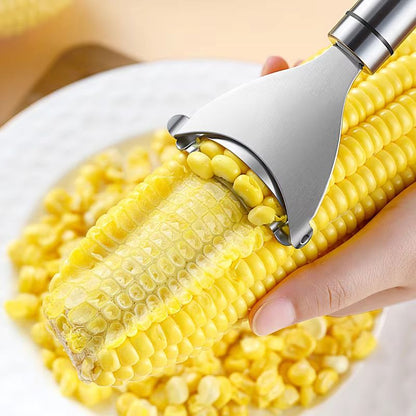 Stainless Steel Corn Stripper  Kerneler  Efficient Corn Peeler For Kitchen And Vegetable Prep 2