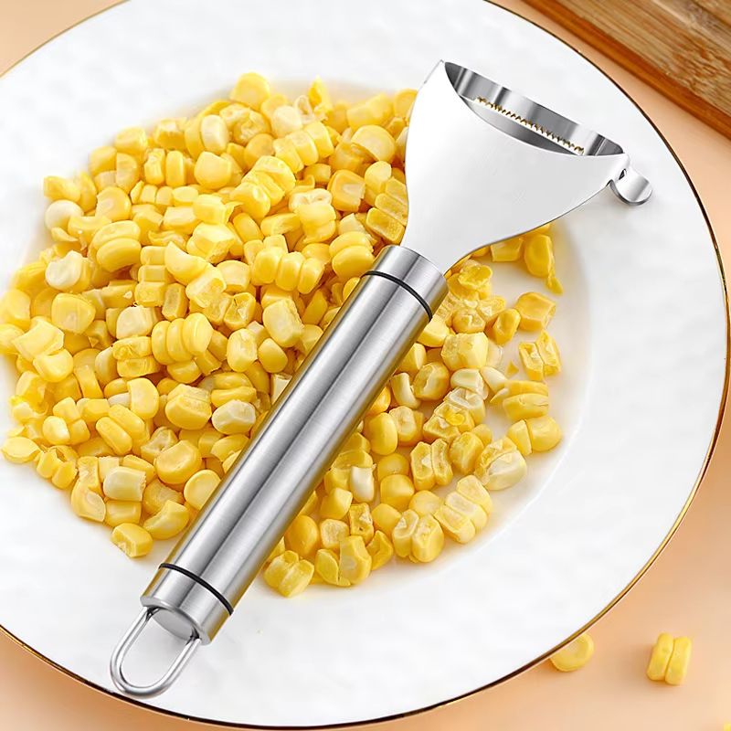 Stainless Steel Corn Stripper  Kerneler  Efficient Corn Peeler For Kitchen And Vegetable Prep 3