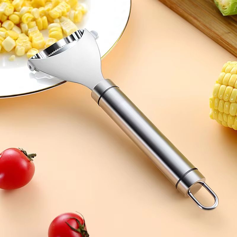 Stainless Steel Corn Stripper  Kerneler  Efficient Corn Peeler For Kitchen And Vegetable Prep 4